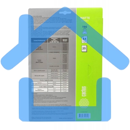 Фотобумага Cactus CS-MA419025 матовая A4 190 г/м2 25 листов-1