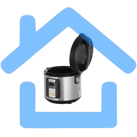 Мультиварка Midea MPC-6032 Мощность 850 Вт, Емкость чаши 5 литров, 11 автоматических программ, Режим МУЛЬТИПОВАР, автоподогрев, Сенсорное управление, Таймер на 24 часа, Съемная чаша, Книга на 80 рецептов в подарок, Набор принадлежностей в комплект-7