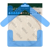 Круг абразивный на ворсовой подложке под 