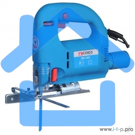 Лобзик электрический СОЮЗ ЛБС-4065, 650Вт, 70/8мм (дер/мет) 3с, рег. част, подключ. к пылесосу ЛБС-4065-1