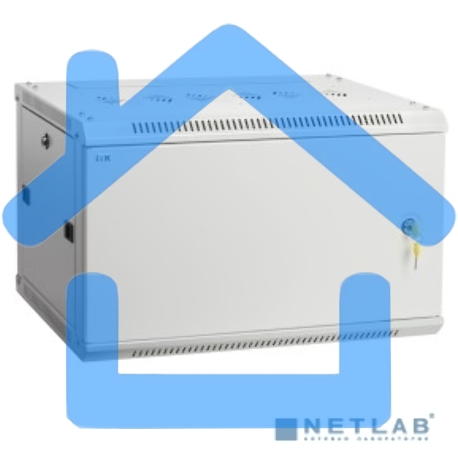 Шкаф монтажный ITK Linea W (LWR3-15U66-MF) 15U 600x450мм пер.дв.металл 90кг серый 500мм 200град. 770мм IP20-1