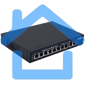 Коммутатор PoE OSNOVO SW-21000(120W), 8 x FE с поддержкой PoE (IEEE 802.3af/at), 2 x FE, до 30W на порт, суммарно до 120W