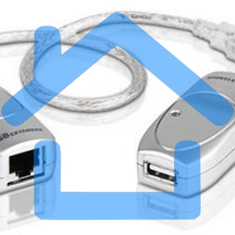 Кабель удлинитель USB 1.1 AM/AF Aten UCE60-AT до 60 метр.(через RJ45, по витой паре. Без патч-корда в комплекте), питание от шины