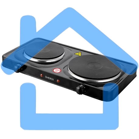 Плита электрическая Energy EN-903B 2 конф., чугун, черная (158957)-4