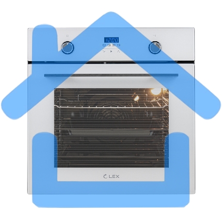 Духовой шкаф электрический LEX EDP 092 WH белый, встраиваемый
