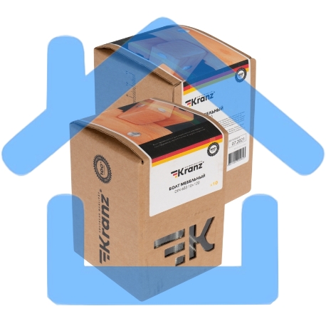 Болт мебельный KRANZ DIN 603, 10х120, короб (10 шт./уп.)-3