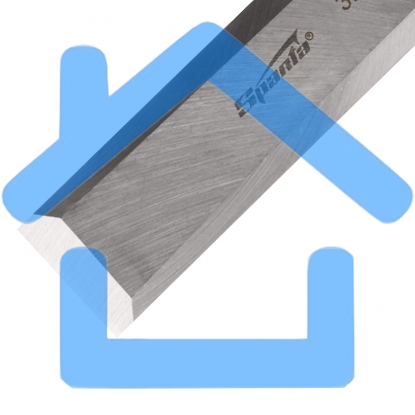 Стамеска, 32 мм, плоская, пластиковая рукоятка Sparta