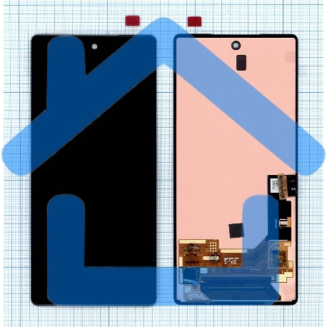 Дисплей (модуль) для Google Pixel 6 в сборе с тачскрином OLED черный