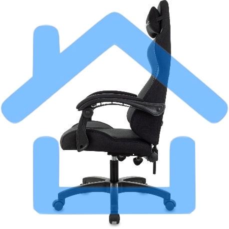 Кресло игровое Zombie Void черный/серый-3