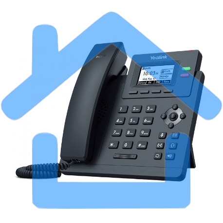 Телефон VOIP 2 LINE SIP-T31P YEALINK-1
