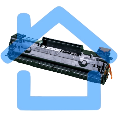 Картридж лазерный Sakura CF283A для HP LJ Pro M201n/M125nw/M127fw, черный, 1600 к.-1