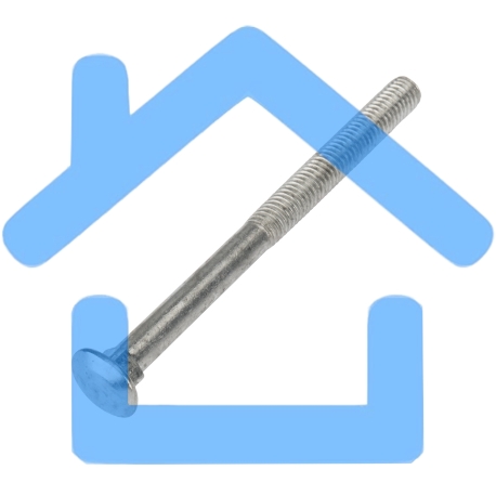 Болт мебельный KRANZ DIN 603, 8х100, короб (25 шт./уп.)-4