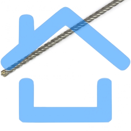 Бур по бетону Matrix, 8 x 300 мм, SDS PLUS c крестовой пластиной-2