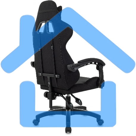 Кресло игровое Zombie Void черный/серый-6