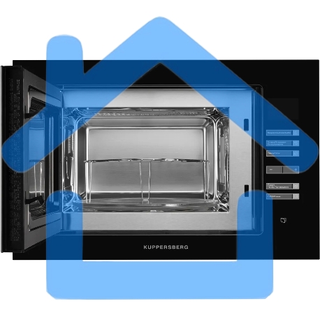 Встраиваемая микроволновая печь Kuppersberg HMW 645 B, 18 л, High-Tech, 700 Вт, 8 программ, черный-5
