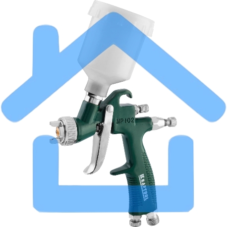 Краскопульт пневматический KRAFTOOL AirKraft Mini 06565-1.0 HVLP, сопло: 1 мм, макс. 130 л/мин