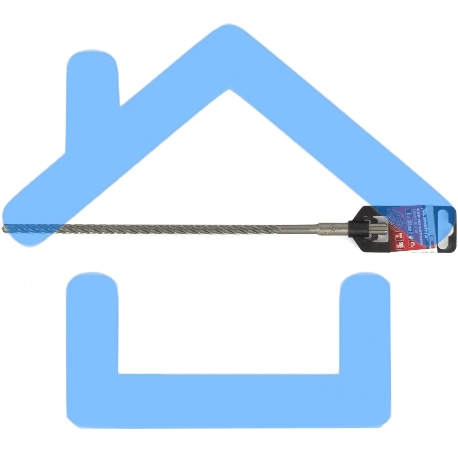 Бур по бетону Matrix, 8 x 300 мм, SDS PLUS c крестовой пластиной