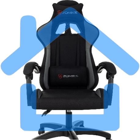 Кресло игровое Zombie Void черный/серый-9