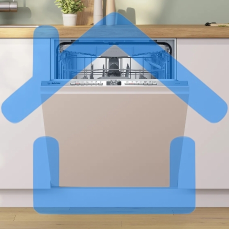 Встраиваемая посудомоечная машина Bosch SMV4HVX03E, серебристый, 59.8 см, 14 компл., 46 дБ, класс D-3