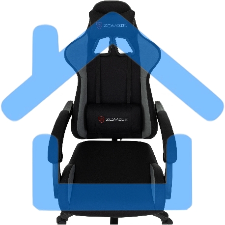 Кресло игровое Zombie Void черный/серый-10
