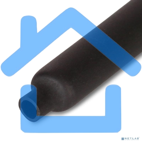 Трубка термоусадочная ТУТнг-3/1.5 черный (уп.200м) КВТ 60085-1