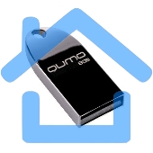 Флешка USB 2.0 QUMO 16Gb, Cosmos QM16GUD-Cos-d Dark