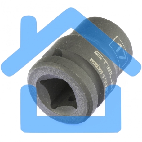 Головка ударная шестигранная, 17 мм, 1/2