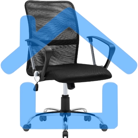 Кресло офисное Defender RIVELLON BLACK черный-6