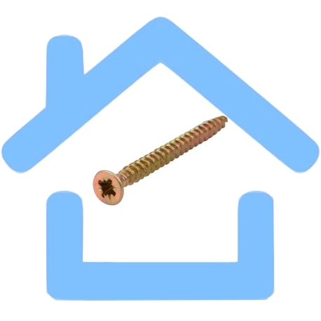 Саморез универсальный KRANZ 3х35, желтый цинк, короб (200 шт./уп.)