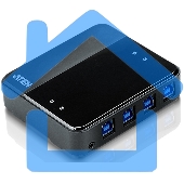 Переключатель Aten US434-AT USB, 4 ПК> 4 устройства, 4 USB B-тип > 4 USB A-тип, Male > Female, со шнурами A-B 2х1.2м.+2х1.8м. для подкл. к управ. комп