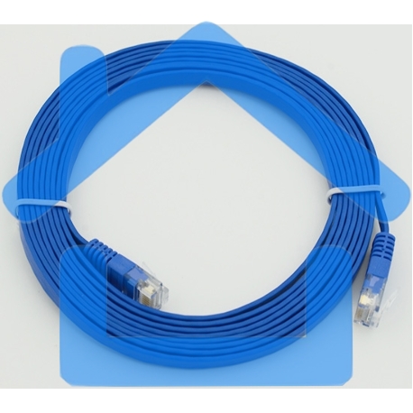 Сетевое оборудование Patchcord литой 5E Copper FLAT 3m-1
