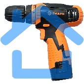 Дрель-шуруповерт Вихрь ДА-12Л-2к 72/14/7, Аккумуляторная, 12В, 2 АКБ, Кейс