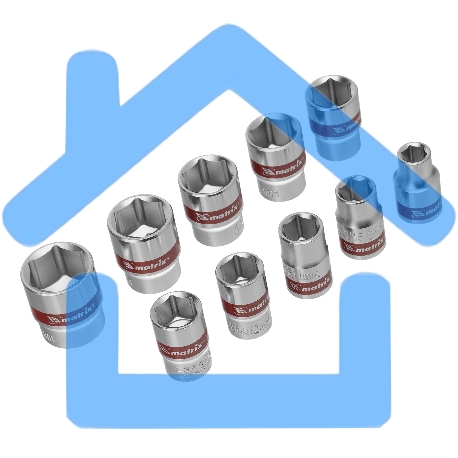 Набор торцевых головок Matrix 3/8