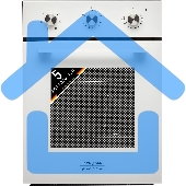 Электрический духовой шкаф Krona CORRENTE 45 WH, встраиваемый