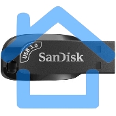 Флешка USB R/W 128Gb SanDisk CZ410 Ultra Shift, USB 3.0, черный