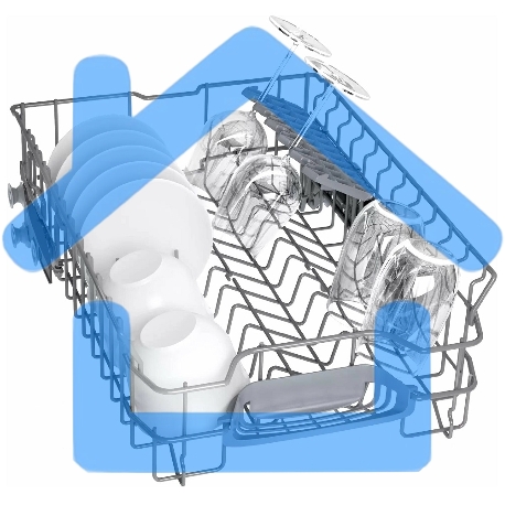 Встраиваемая посудомоечная машина Bosch SMV4HVX03E, серебристый, 59.8 см, 14 компл., 46 дБ, класс D-6