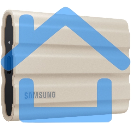 Внешний накопитель SSD Samsung External SSD T7 Shield, 1Tb, Type C-to-C/A, USB 3.2 Gen2, R/W 1050/1000Mb/s, IP65, 88x59x13мм, 98g, Beige (12 мес.)-1