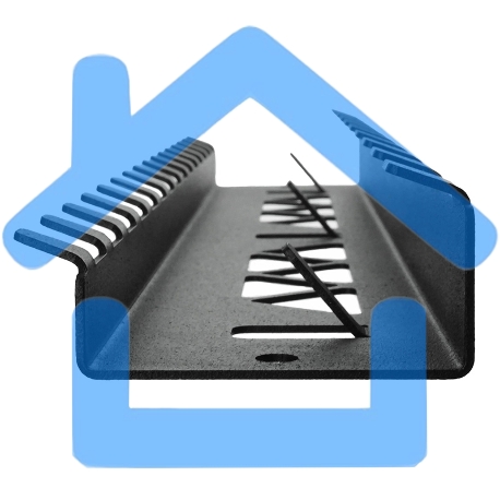 Держатель-органайзер торцевых головок, настенный, черный Rexant-2