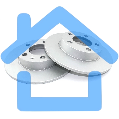 Диск тормозной LPR A1441P для Audi A3, Skoda Rapid, Fabia, Volkswagen Golf IV, Bora, Polo 1J0615601-1