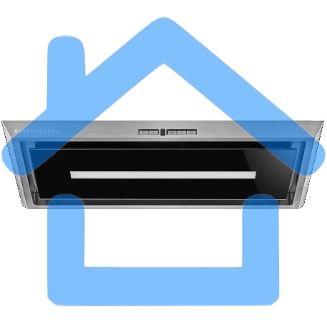 Вытяжка встраиваемая Kuppersberg Intro 60 нержавеющая сталь, 54 см, 650 куб. м/ч, 43 дБ