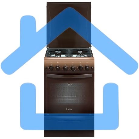 Плита газовая Gefest 5100-02 0001 коричневый, конфорок 4 газовых, духовка 52 л, 50 см x 85 см x 58.5 см-3