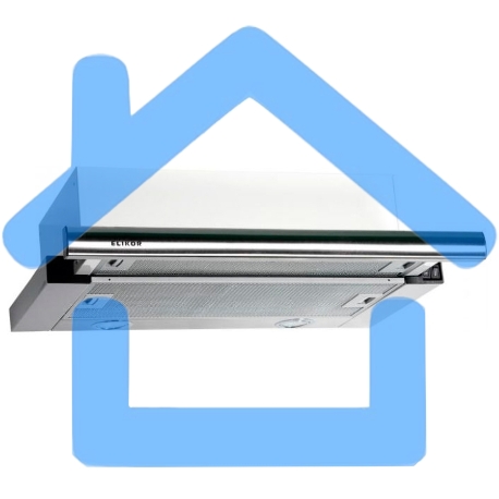 Вытяжка встраиваемая Elikor Интегра 60Н-400-В2Л нержавеющая сталь, 60 см, 400 куб. м/ч, 55 дБ-4