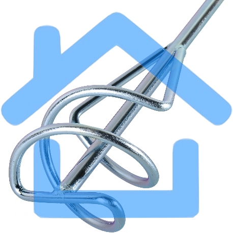 Насадка - миксер оцинкованная Вихрь 400х80 мм SDS+ 73/3/7/3-2