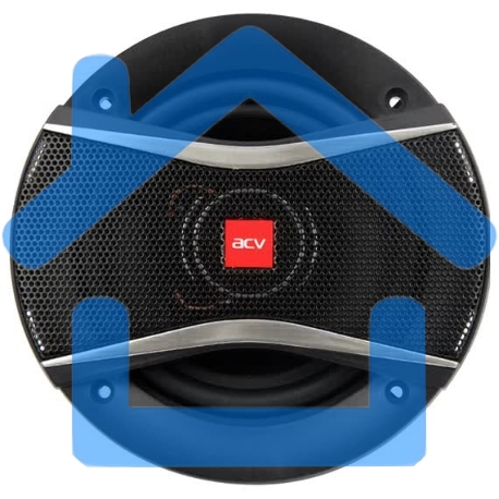 Колонки автомобильные ACV PI-422E 60Вт 89дБ 4Ом 10см (4дюйм) (ком.:2кол.) коаксиальные трехполосные-1