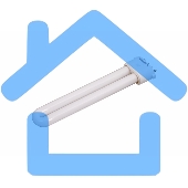 Лампа Rexant U-образная, люминесцентная, 9 Вт