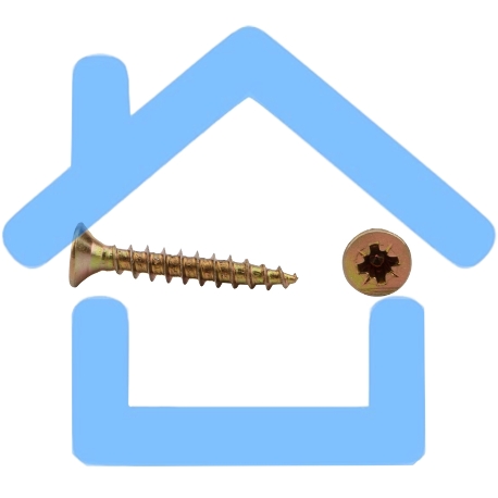 Саморез универсальный KRANZ 3х20, желтый цинк, короб (200 шт./уп.)-2