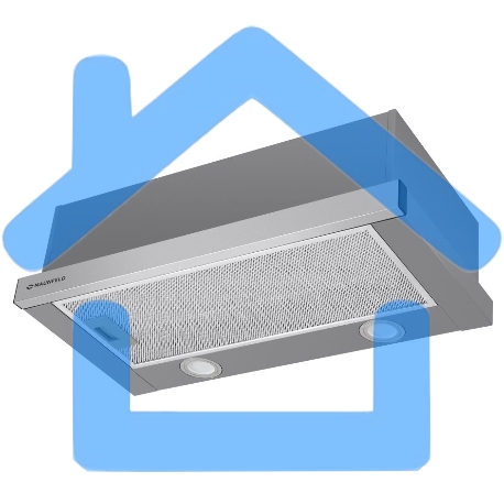 Вытяжка встраиваемая Maunfeld VS Light 50 нержавеющая сталь, 50 см, 520 куб. м/ч, 56 дБ-1