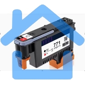 Печатающая головка NVPrint 771 (NV-CE017A-RE) Matt Black/Chromatic Red для HP (восстановленная, совместимая)