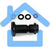 Переходник на термоблок Delonghi ESAM, ECAM, ETAM отв. 5 мм в сборе