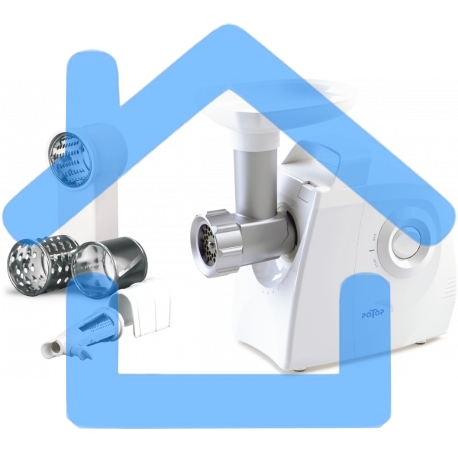 Мясорубка Ротор ЭМШ 35/300-3 (кух.комбайн, с насадками)